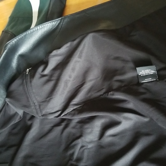 LAMARQUE Harlee Biker Leather Dress Jacket, Size M - Picture 9 of 16